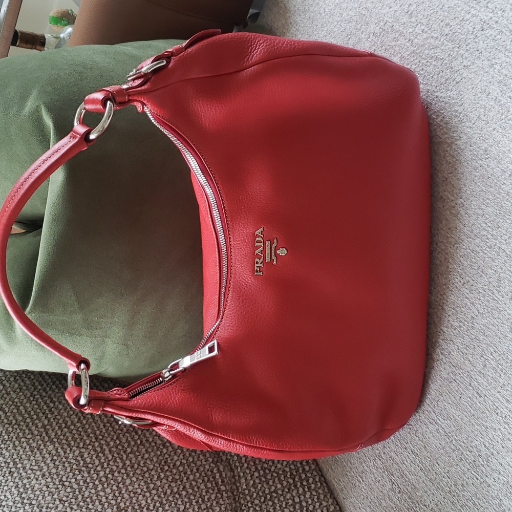 Red PRADA Hobo BR4314